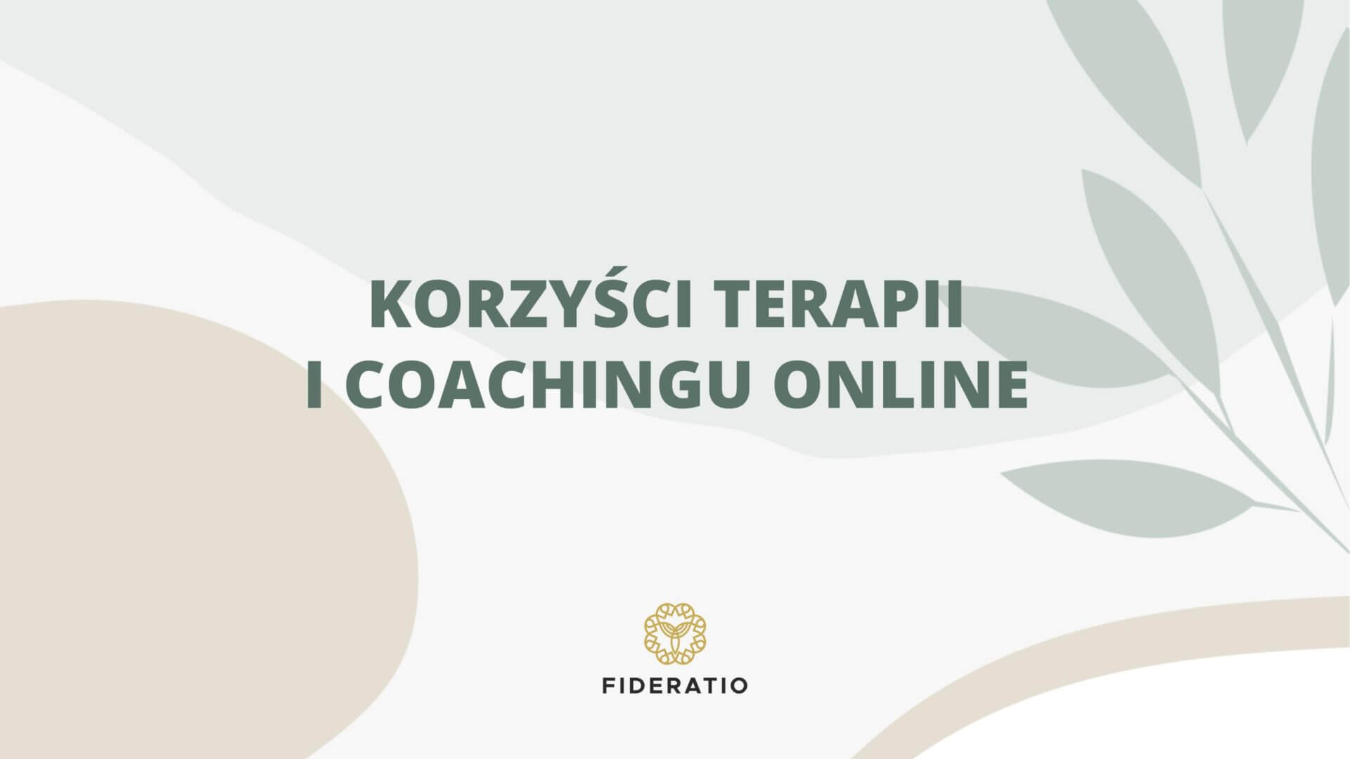 Korzyści terapii i coachingu online